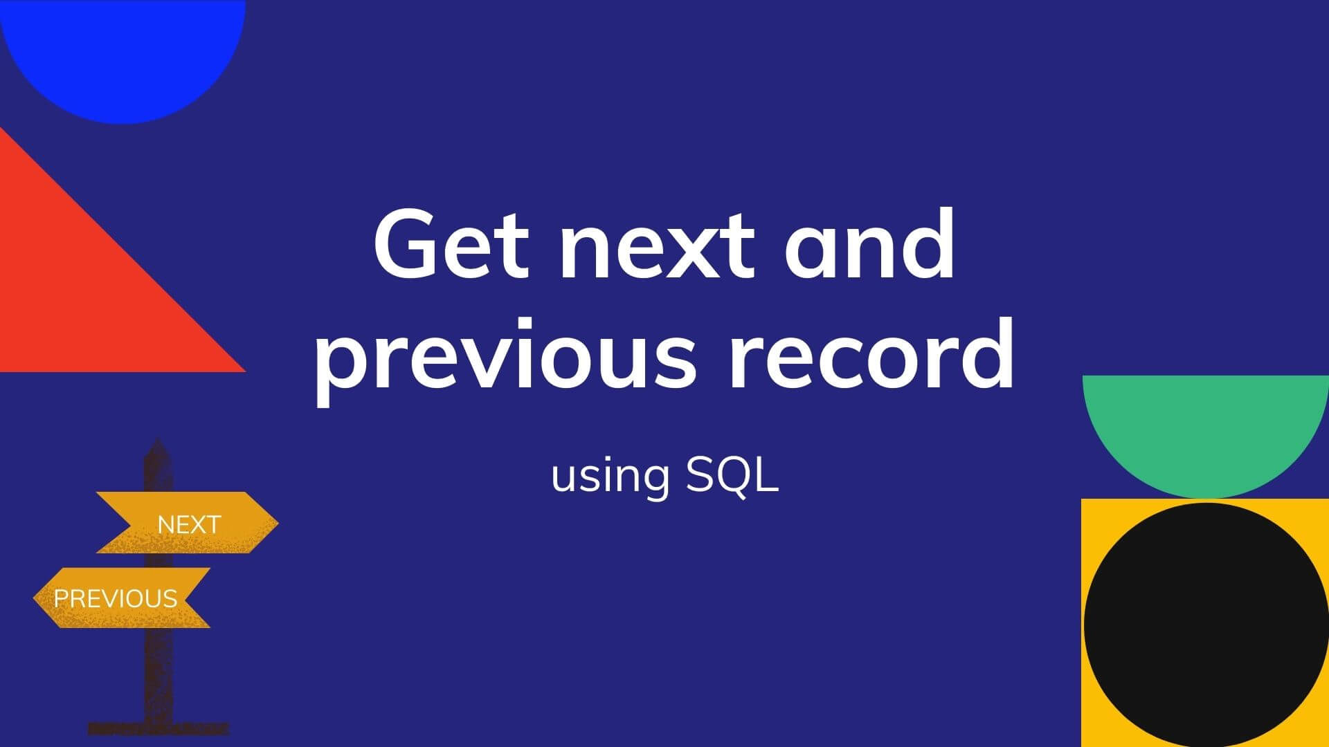 Get next and previous record in MySQL?