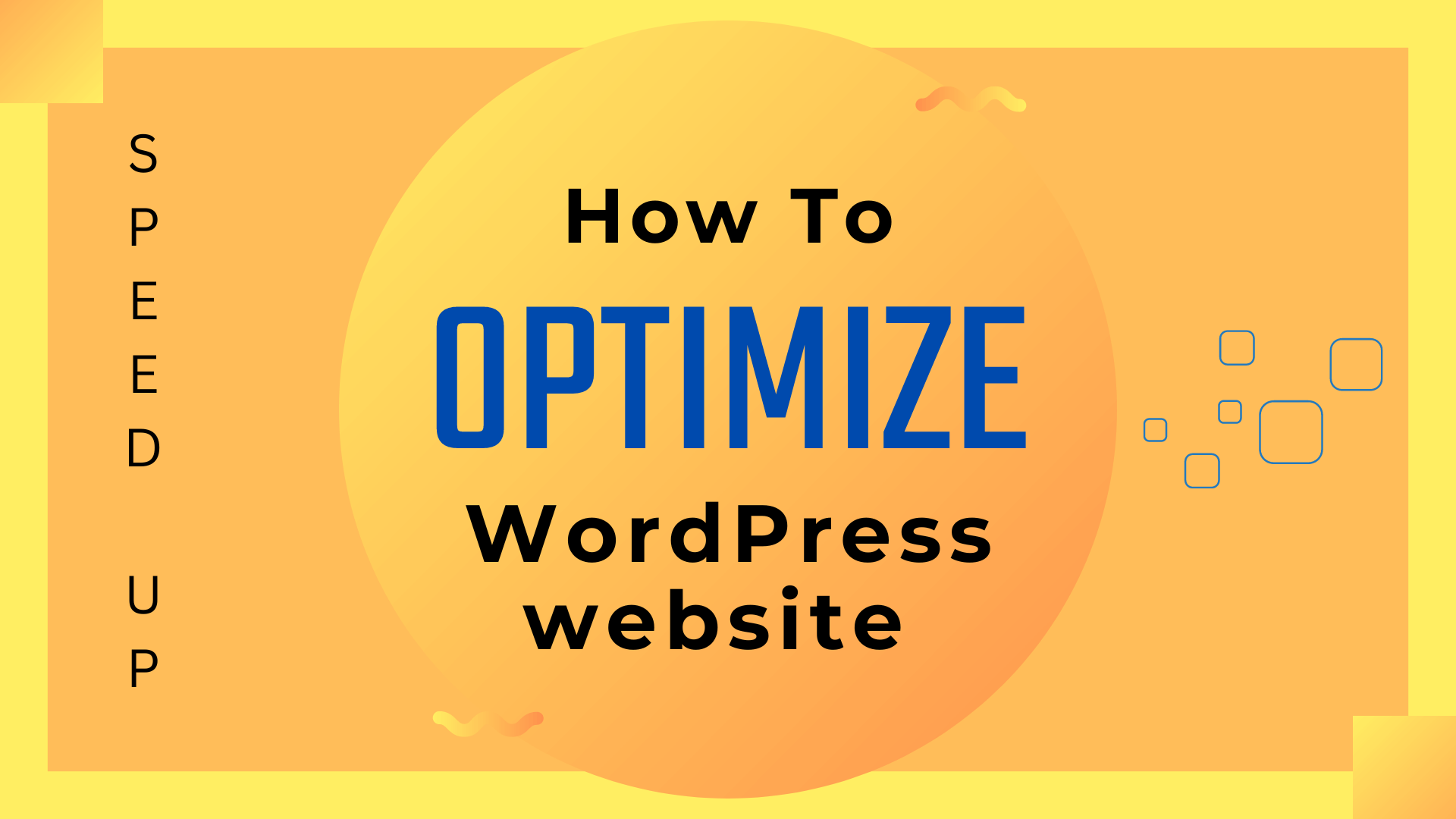 How to optimize a WordPress website